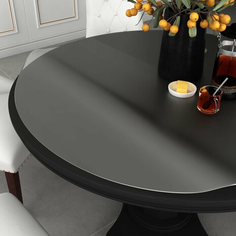 Tafelbeschermer Ø70 cm 2 mm PVC mat 1