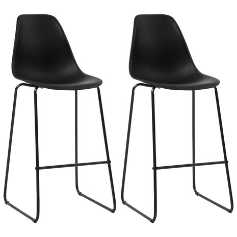 3-delige Barset kunststof zwart 6
