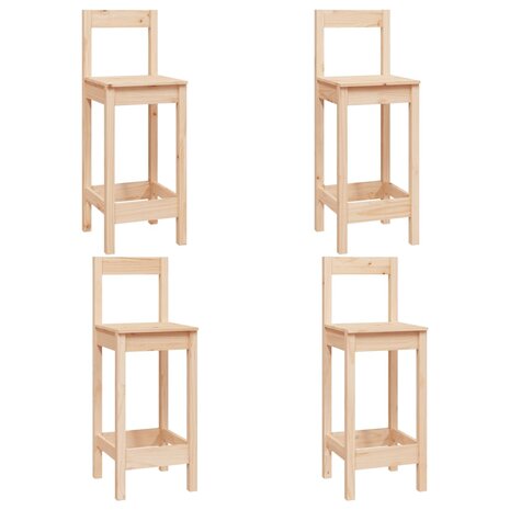 5-delige Barset massief grenenhout 3