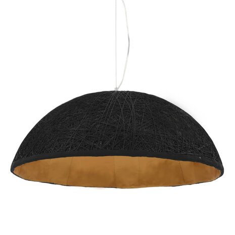 Hanglamp E27 Ø70 cm zwart en goud 4
