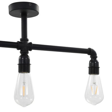 Plafondlamp 3xE27 zwart 6