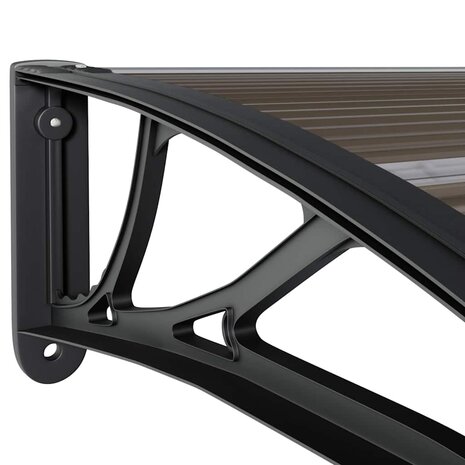 Deurluifel 240x75 cm PC zwart 6