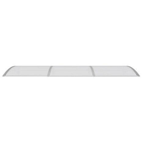 Deurluifel 300x100 cm polycarbonaat grijs 4