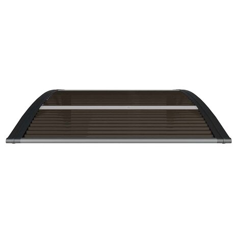 Deurluifel 100x75 cm polycarbonaat zwart 4