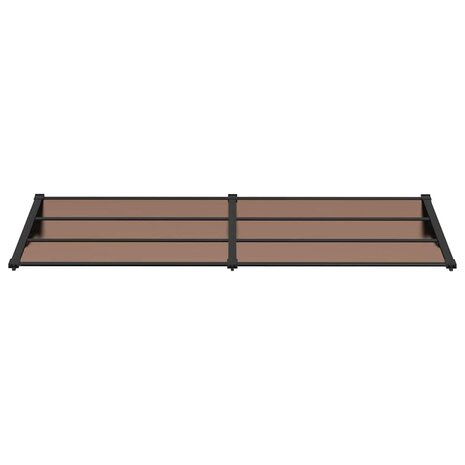 Deurluifel 239x90 cm polycarbonaat zwart 3
