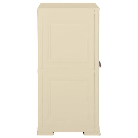 Opbergkast hout-look 79x43x85,5 cm kunststof angorawit 3