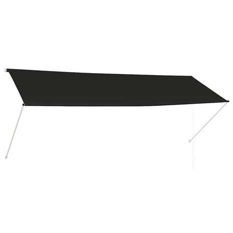Luifel uittrekbaar 350x150 cm antraciet 2
