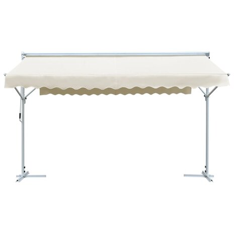 Luifel vrijstaand 4x3 m crème 2