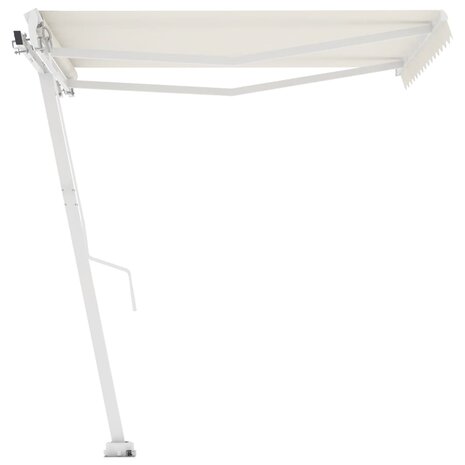 Luifel vrijstaand automatisch 350x250 cm crèmekleurig 2