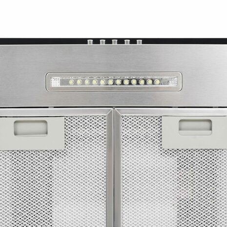 Eilandafzuigkap 756 m³/u LED 90 cm roestvrij staal 6