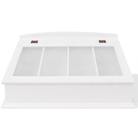 Besteklade MDF wit barok stijl 2