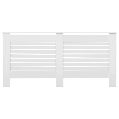 Radiatorombouw 172x19x81,5 cm MDF wit 4