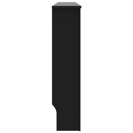 Radiatorombouw 172x19x81,5 cm MDF zwart 4