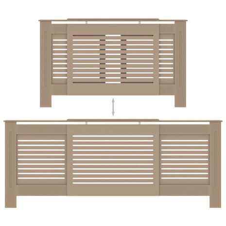 Radiatorombouw 205 cm MDF 6