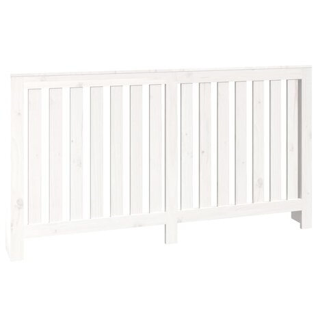 Radiatorombouw 153x19x84 cm massief grenenhout wit 2