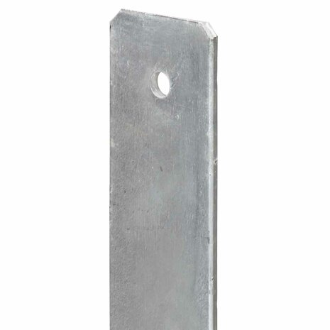 Grondankers 6 st 12x6x60 cm gegalvaniseerd staal zilverkleurig 5