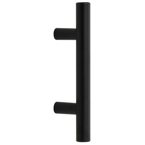 Handvatten 10 st 64 mm roestvrij staal zwart 6