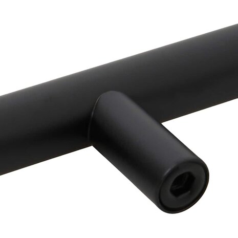 Handvatten 10 st 160 mm roestvrij staal zwart 9