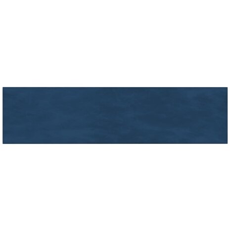 Wandpanelen 12 st 1,08 m² 60x15 cm fluweel blauw 3