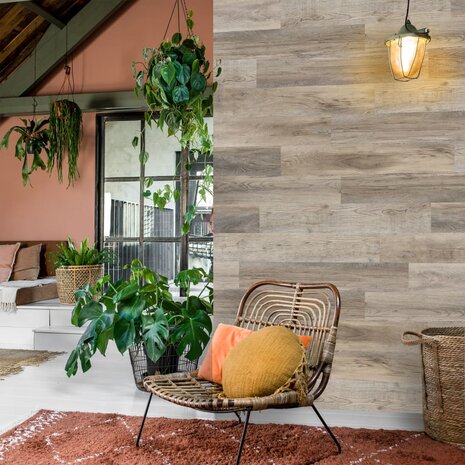 WallArt Planken hout-look schuurhout eiken whitewash 7