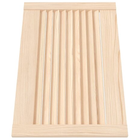 Kastdeuren met lamellen 2 st 39,5x59,4 cm massief grenenhout 3