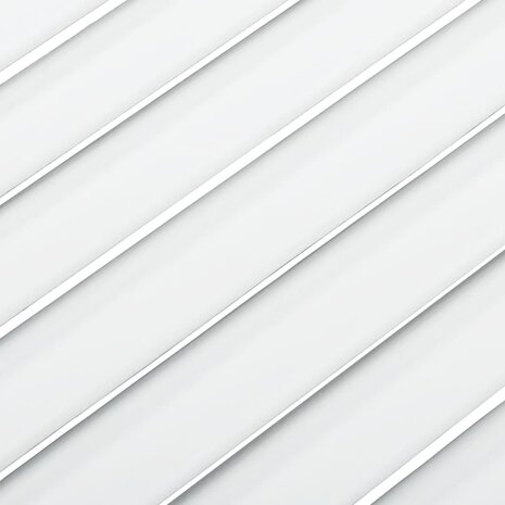 Kastdeur met lamellen 39,5x59,4 cm massief grenenhout wit 5