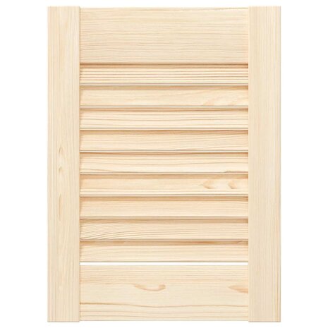 Kastdeur met lamellen 39,5x29,5 cm massief grenenhout 4