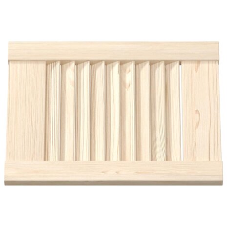 Kastdeur met lamellen 39,5x29,5 cm massief grenenhout 5