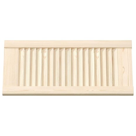 Kastdeur met lamellen 61,5x29,5 cm massief grenenhout 5