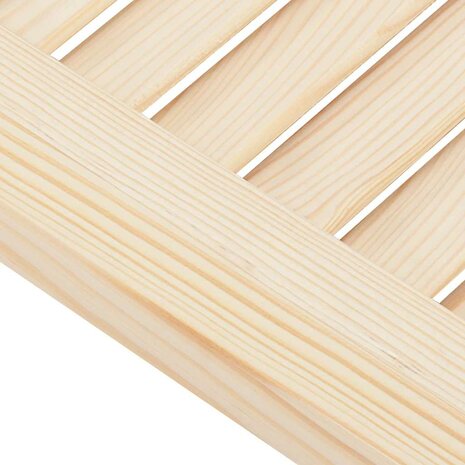 Kastdeur met lamellen 99x29,5 cm massief grenenhout 8