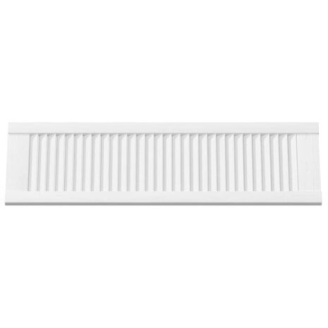 Kastdeuren louvredesign 4 st 99x29,5 cm wit 5