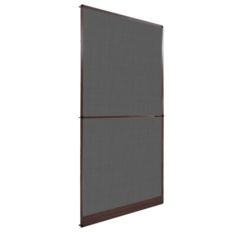 Hordeur met scharnieren bruin 120 x 240 cm 1
