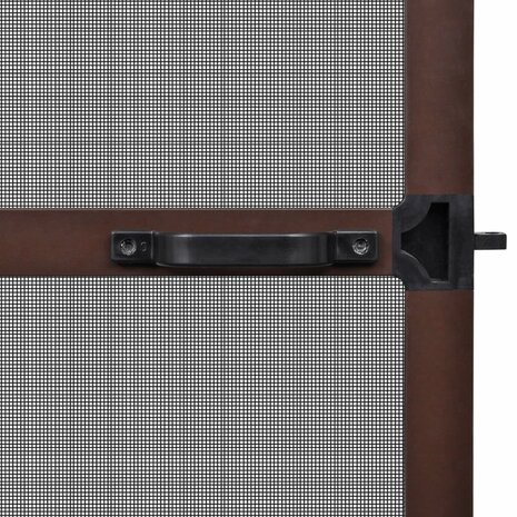 Hordeur met scharnieren bruin 120 x 240 cm 4