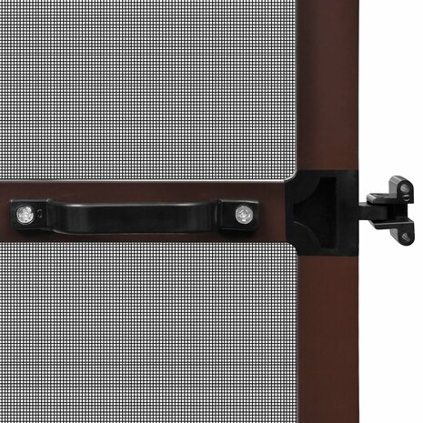 Hordeur met scharnieren bruin 120 x 240 cm 5
