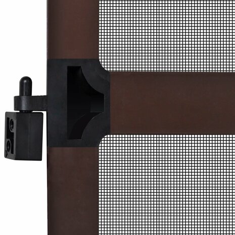 Hordeur met scharnieren bruin 120 x 240 cm 7