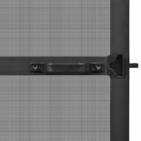 Hordeur met scharnieren 120x240 cm antraciet 4