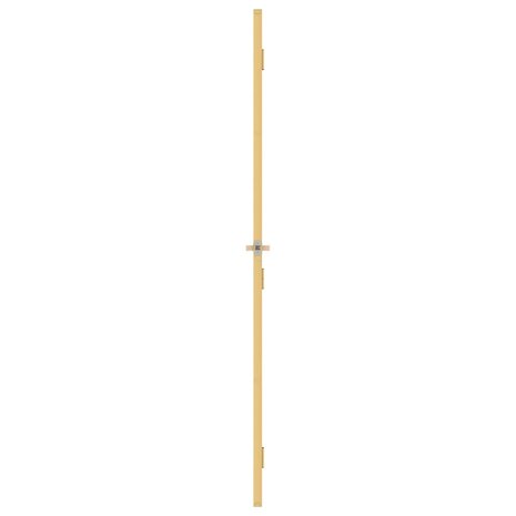 Binnendeur smal 102,5x201,5 cm gehard glas en aluminium goud 4