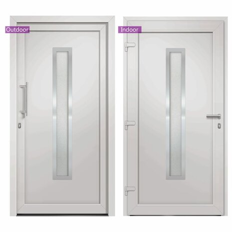 Voordeur 98x208 cm wit 6