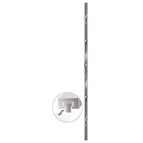 Voordeur 98x208 cm PVC antracietkleurig 7