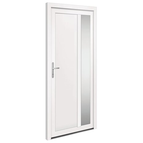 Voordeur 98x208 cm PVC wit 2