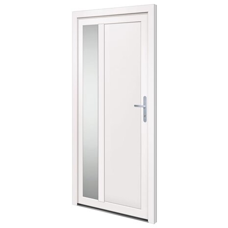 Voordeur 98x200 cm PVC wit 2