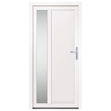 Voordeur 98x200 cm PVC wit 3