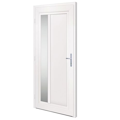 Voordeur 98x208 cm PVC antracietkleurig 5