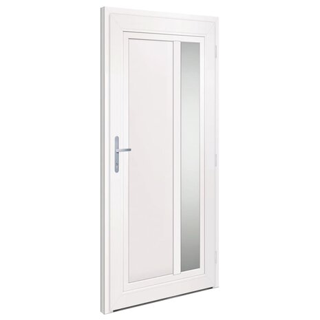 Voordeur 98x200 cm PVC antracietkleurig 4