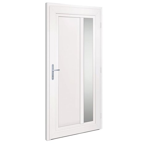 Voordeur 108x208 cm PVC antracietkleurig 4