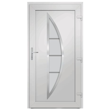 Voordeur 98x200 cm PVC wit 5