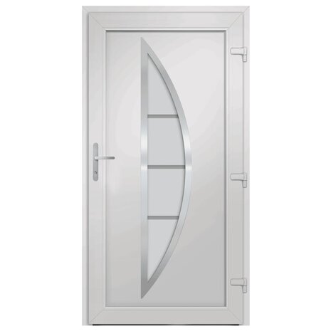 Voordeur 98x190 cm PVC antracietkleurig 5