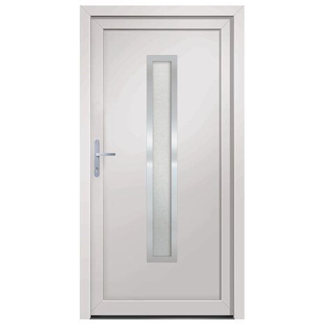 Voordeur 108x200 cm PVC wit 3