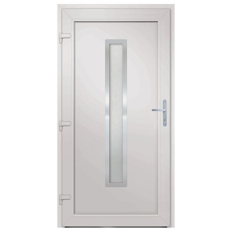 Voordeur 108x200 cm PVC wit 4