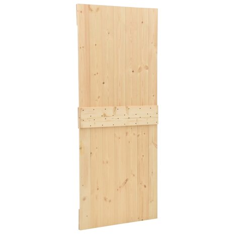 Deur 90x210 cm massief grenenhout 4